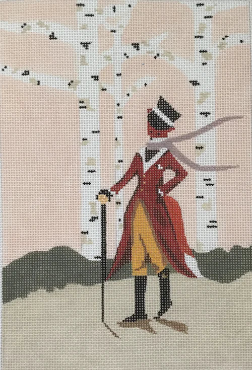 Fox & Birches The Plum Stitchery