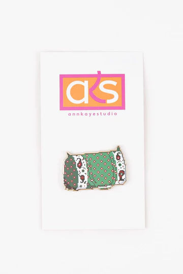 French Provencal Duffle Green Needle Minder