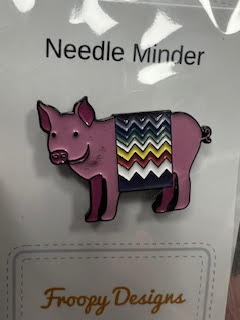 Pig with Aztec Blanket Needle Minder Froopy Designs