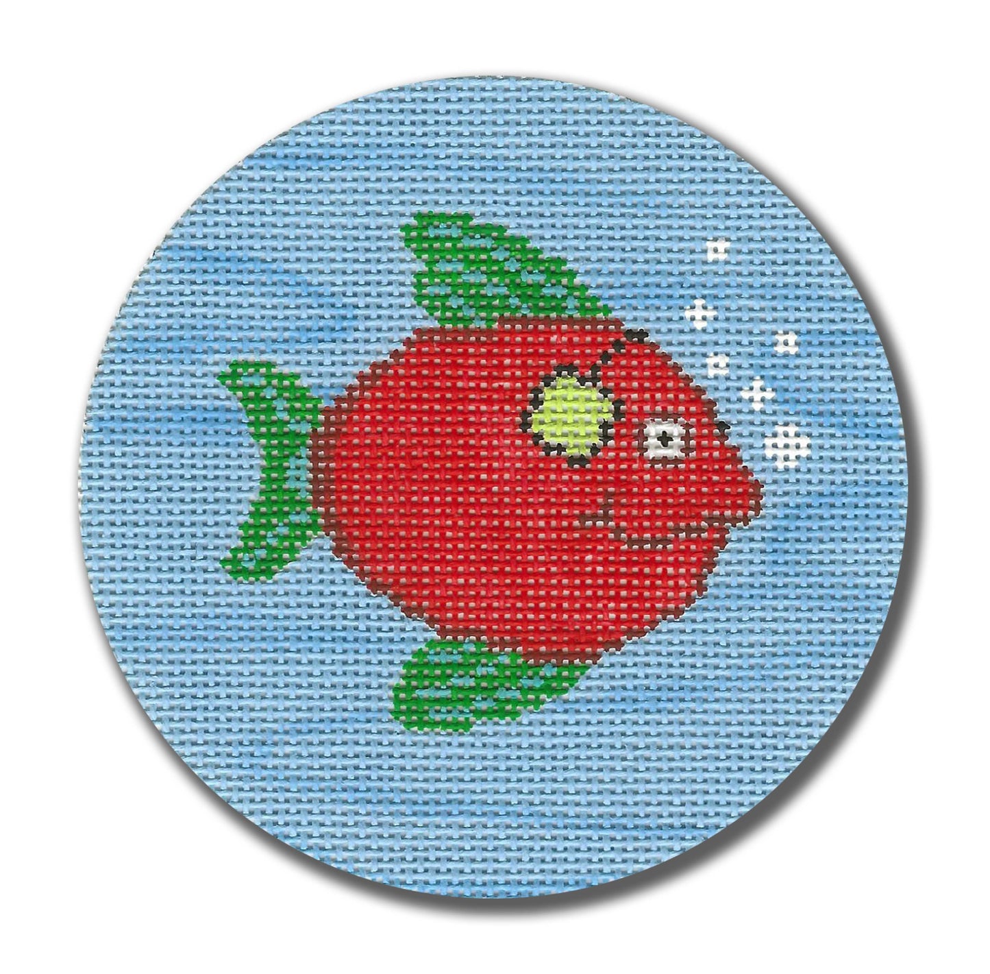 Red Fish with Earmuffs Ginny Diezel