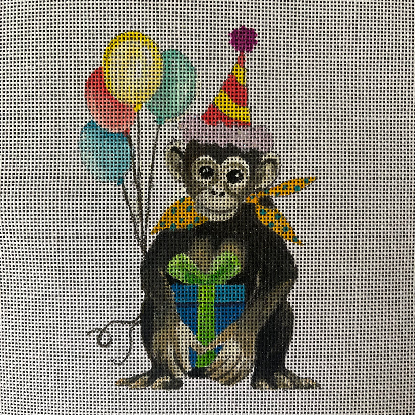 Birthday Baby Monkey with Presents Colors of Praise