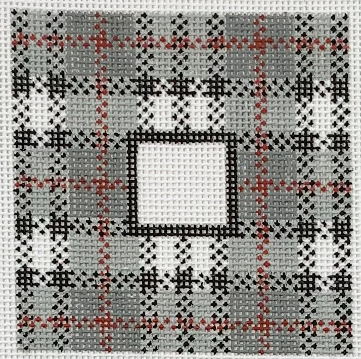 Grey & Black Plaid, 3x3 (Reg. $30)
