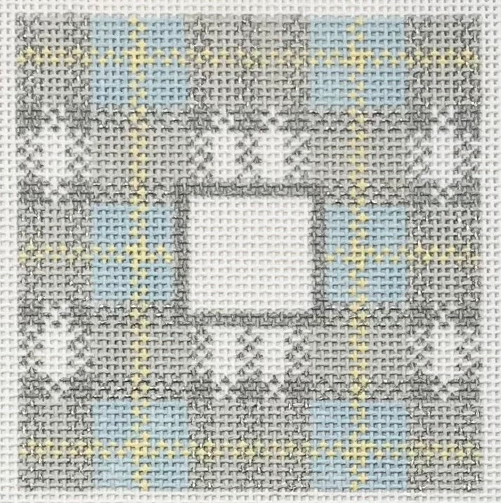 Silver Plaid, 3x3