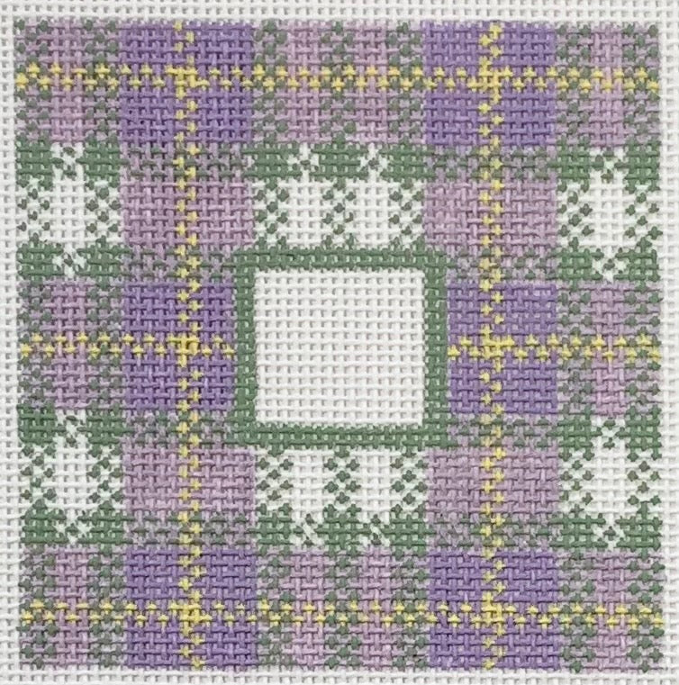 Purple Plaid, 3x3