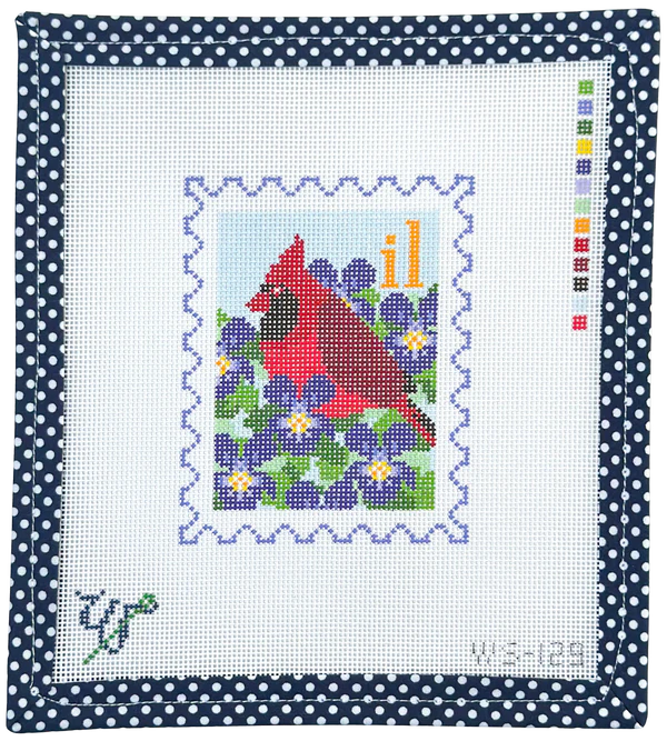 Illinois Stamp Wipstitch