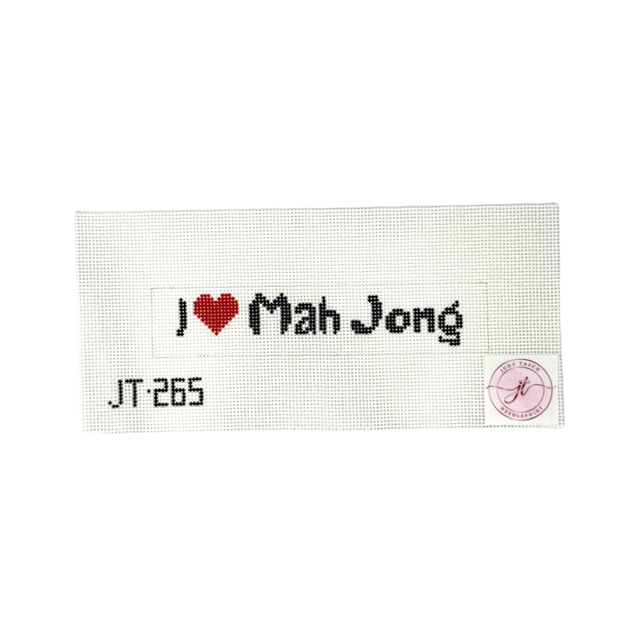 JT265 I Love Mah Jong Keyfob