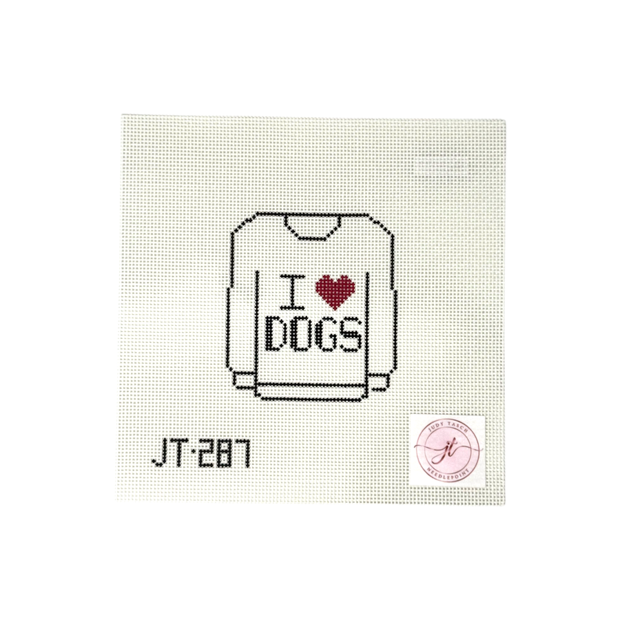 JT287 I Love Dogs Sweater