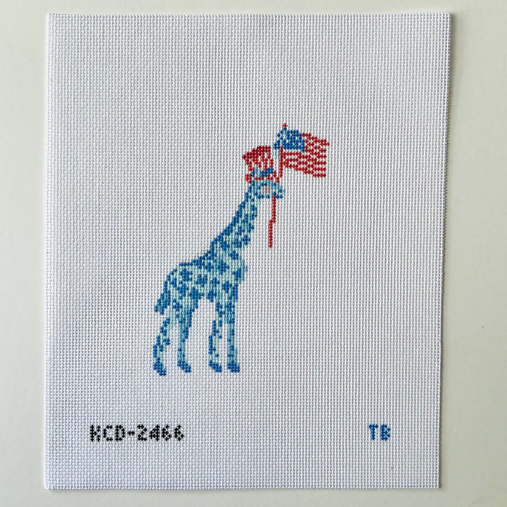 Patriotic Giraffe KC Designers