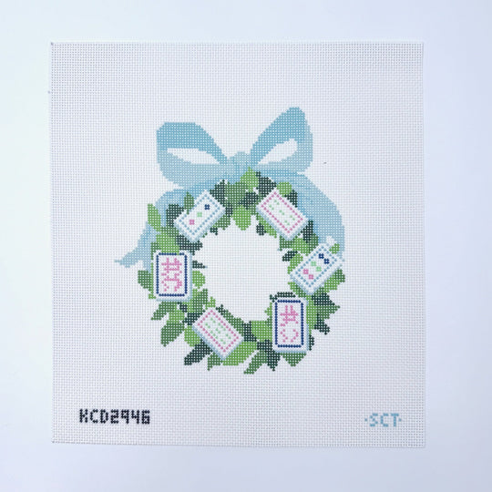 Mahjong Wreath KC Designs