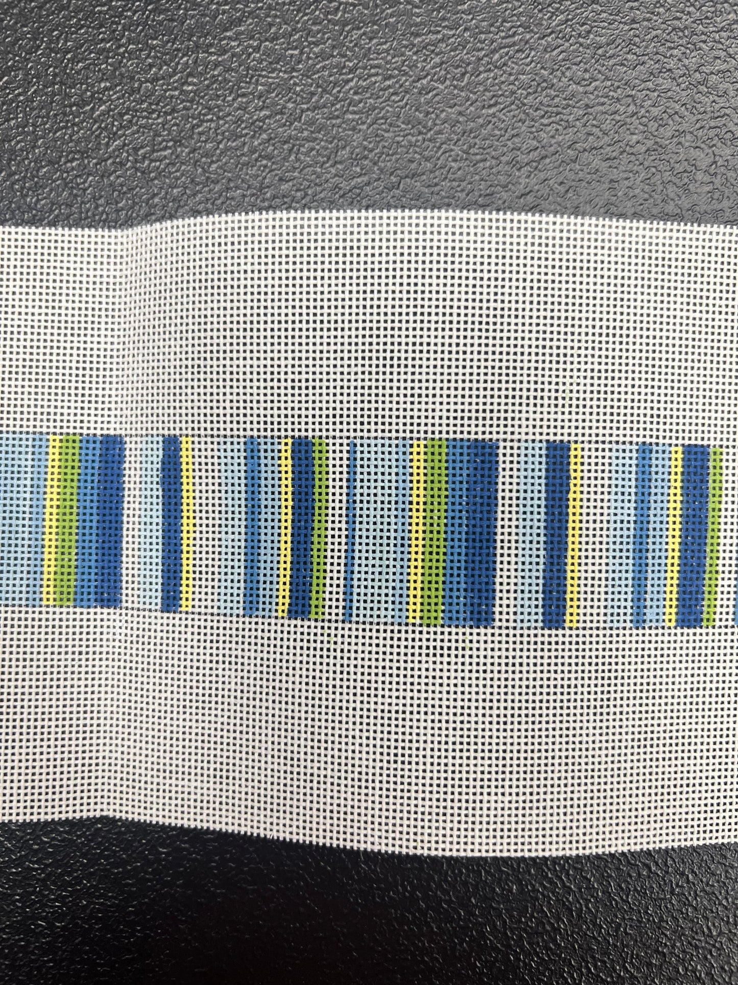 Happy Stripes Blue Yellow Green Belt Kristine Kingston