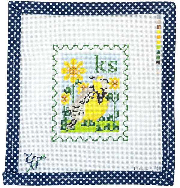 Kansas Stamp Wipstitch