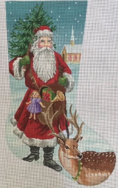 Old World Santa Stocking Labors of Love