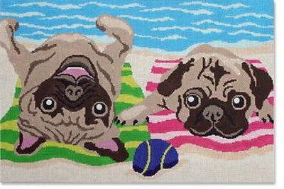 Pug Life CBK Needlepoint
