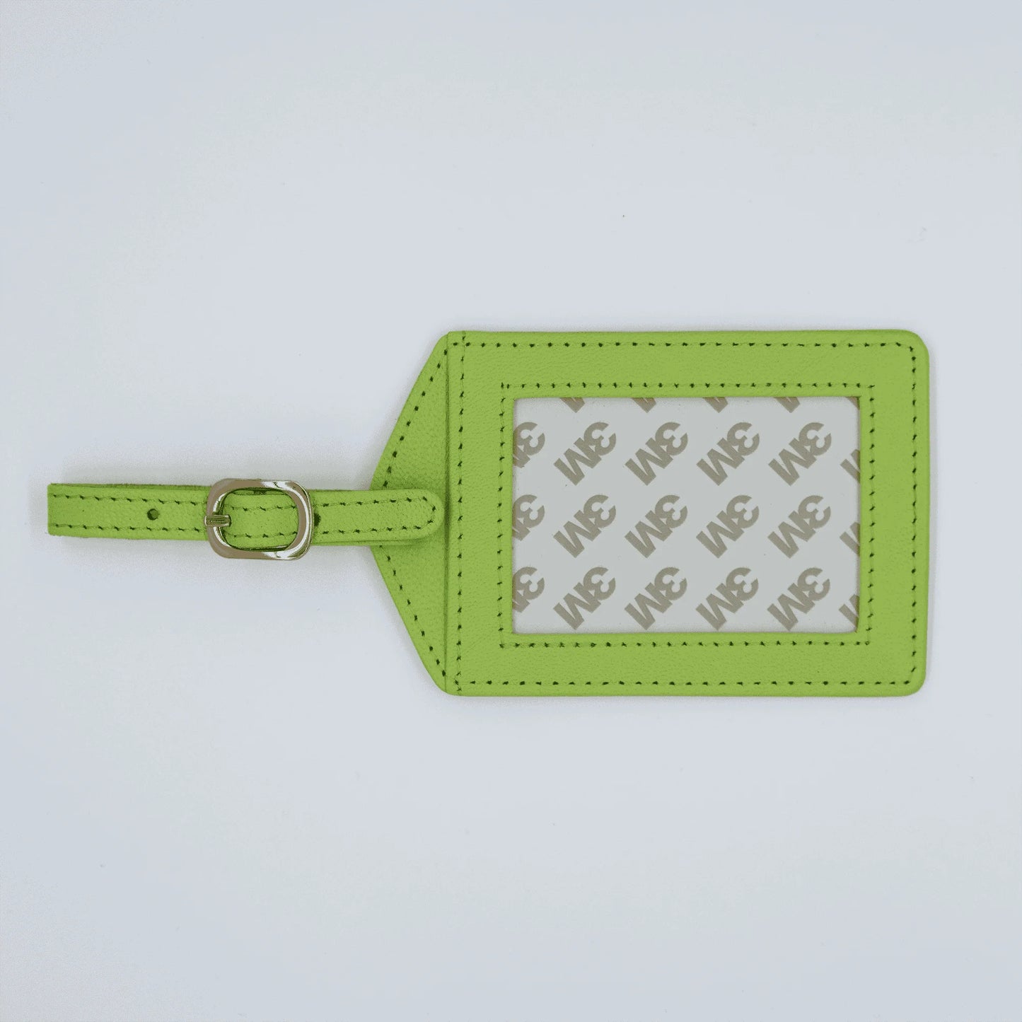 Lime Luggage Tag Leather Tilli Tomas