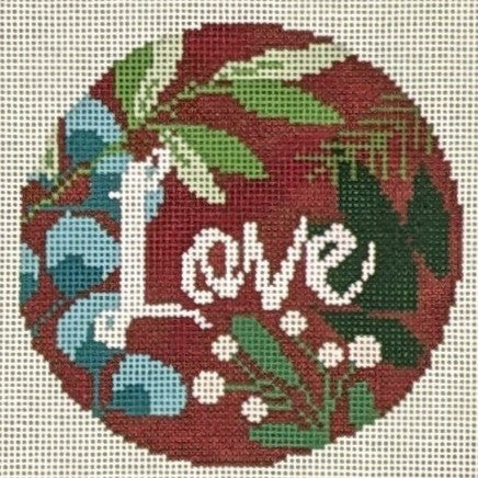 Love Ornament Red Laura Love