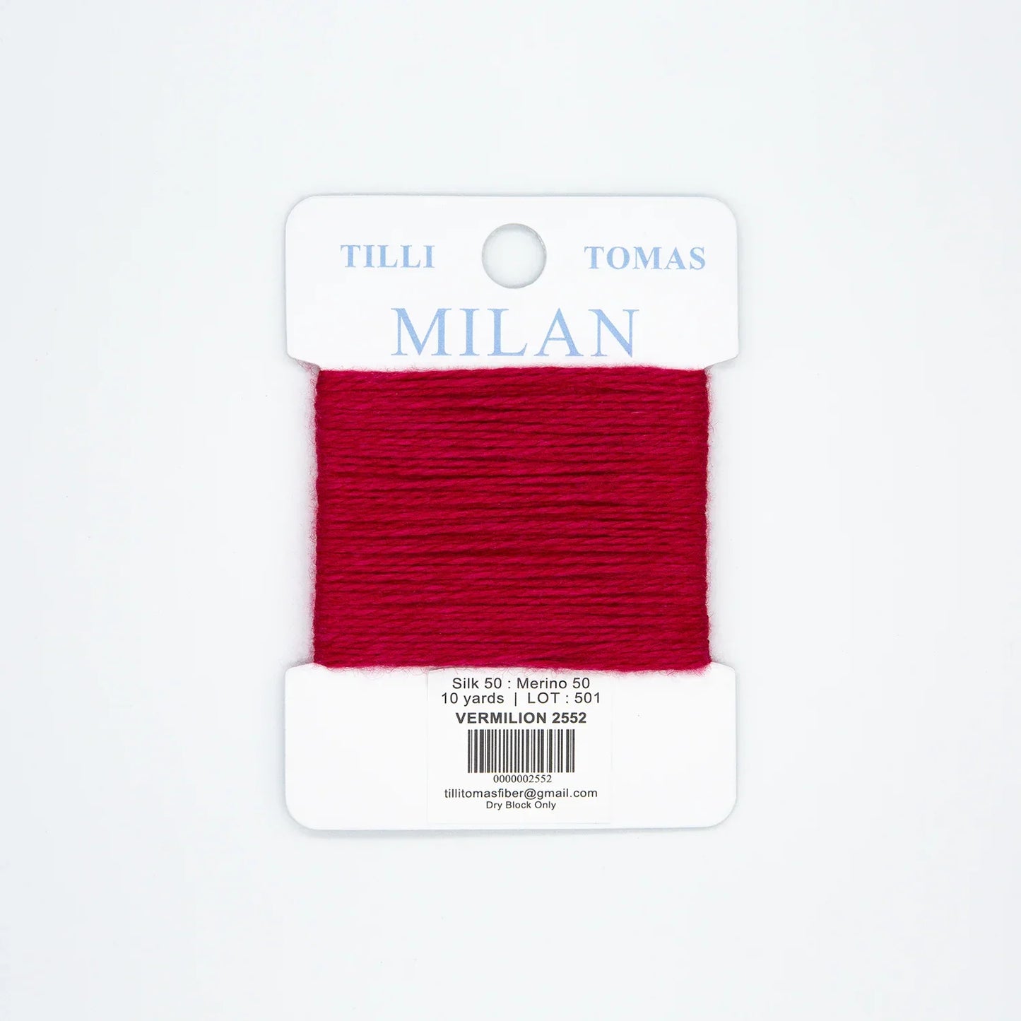 Milan Card Vermilion 2552