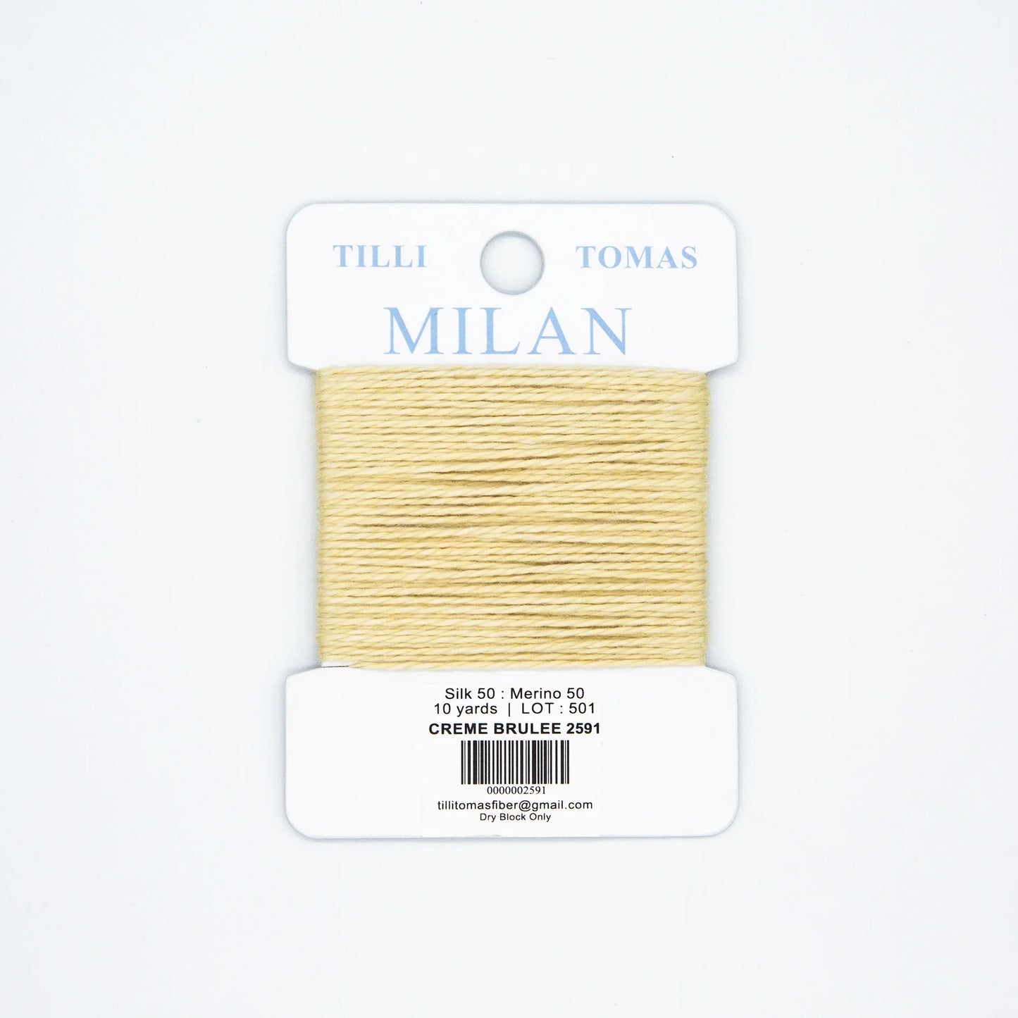 Milan Card Creme Brulee 2591