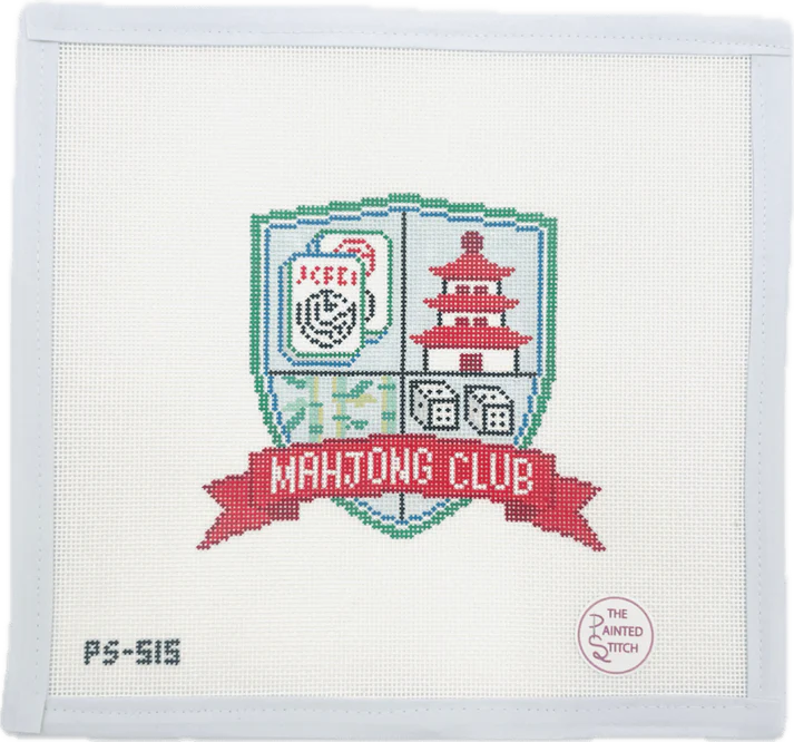 Mahjong Crest The Painted Stitch