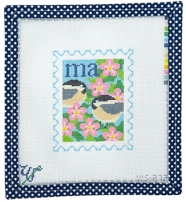Massachusetts Stamp Wipstitch