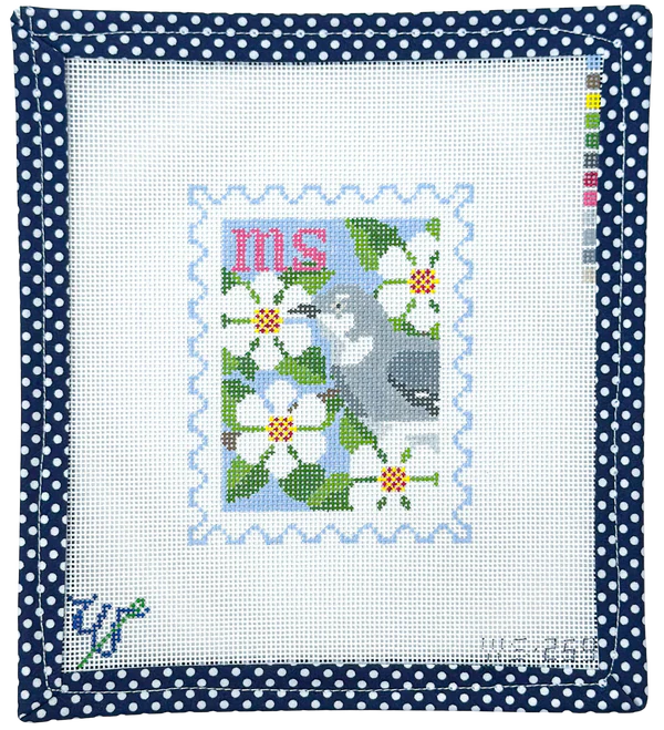Mississippi Stamp Wipstitch