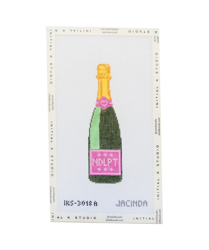 NDLPT Champagne Ornament Initial K Studio