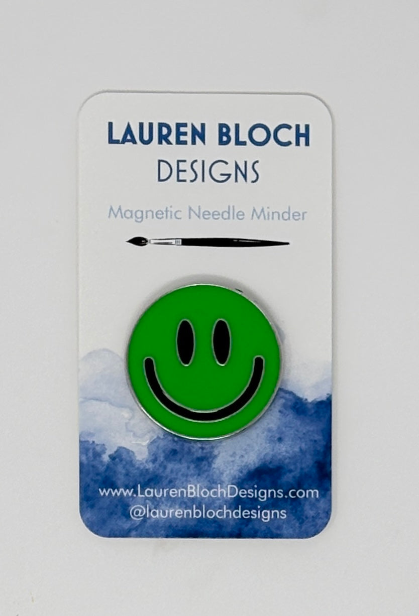 Needle Minder - Smiley Face, Green