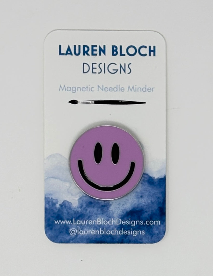 Needle Minder - Smiley Face, Light Purple