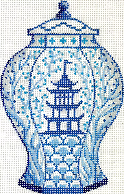 Mini Chinoiserie Vase