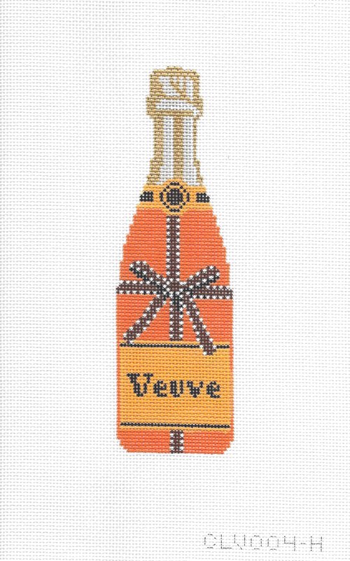 Veuve Bottle Orange Bow C'ate La Vie