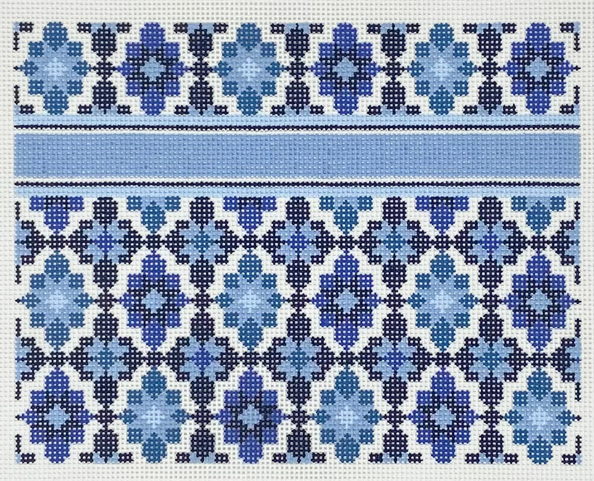 Portuguese Tiles Clutch-Blue, 13m