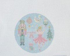 Pastel Nutcracker Round Arden Gray