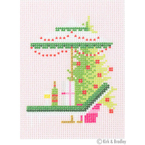 Palm Beach Christmas Needlepoint To GO