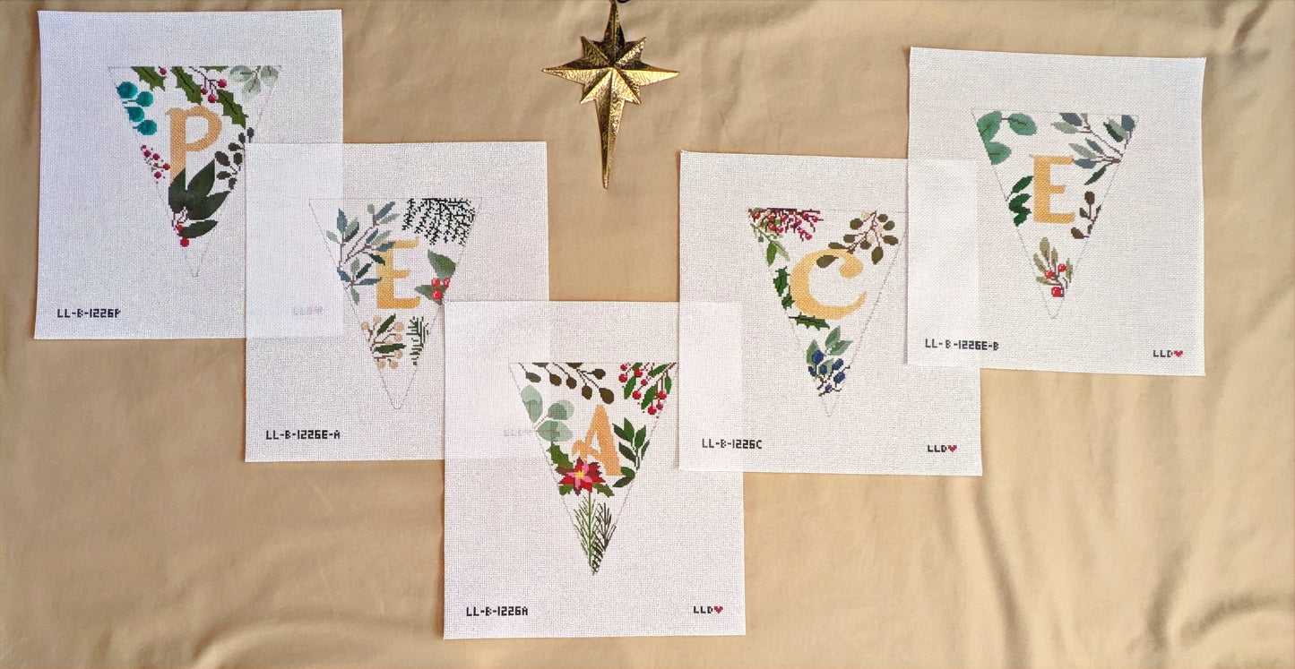 Peace Garland White Laura Love Designs