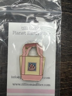 Pink Tote with Cake Needle Minder Tilli Tomas