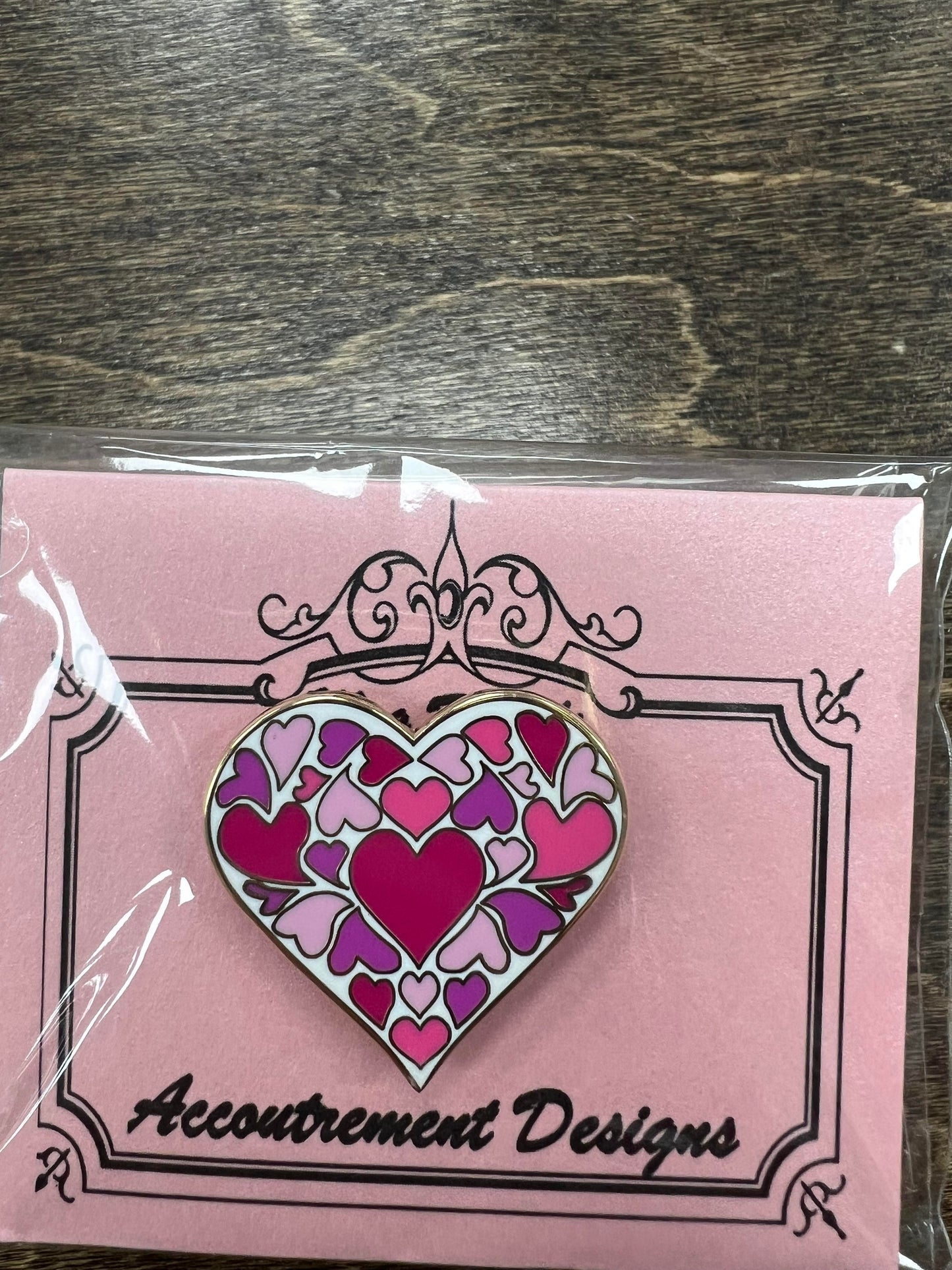 Pink Hearts Needle Minder