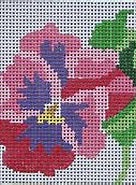 Pansy Coaster Pink Jean Smith
