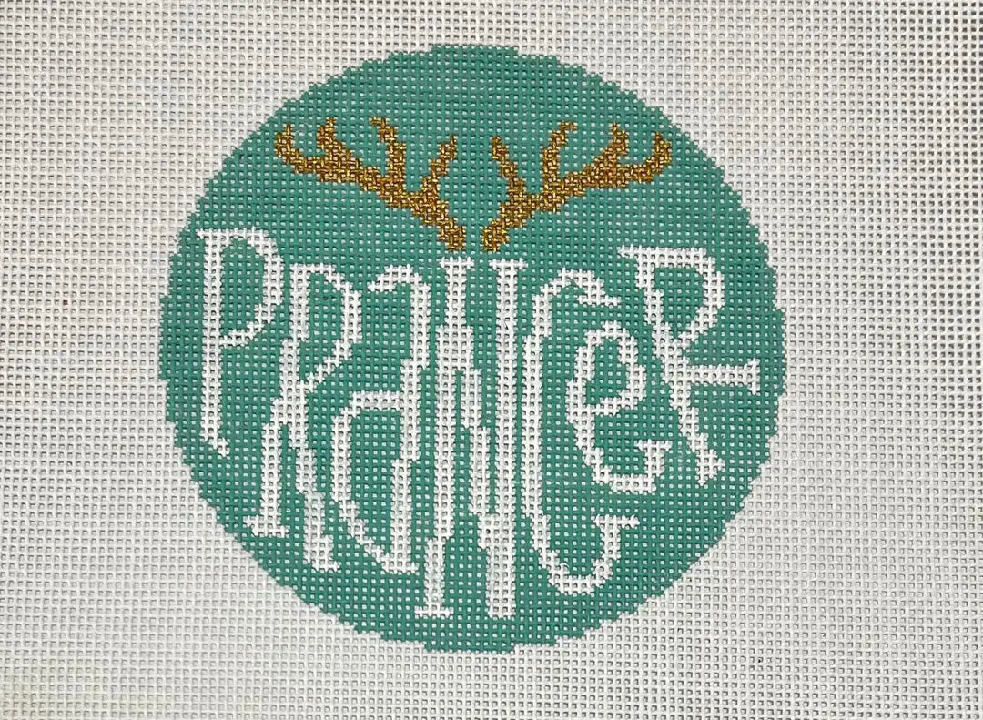 Prancer Teal Ornament Kay Irby