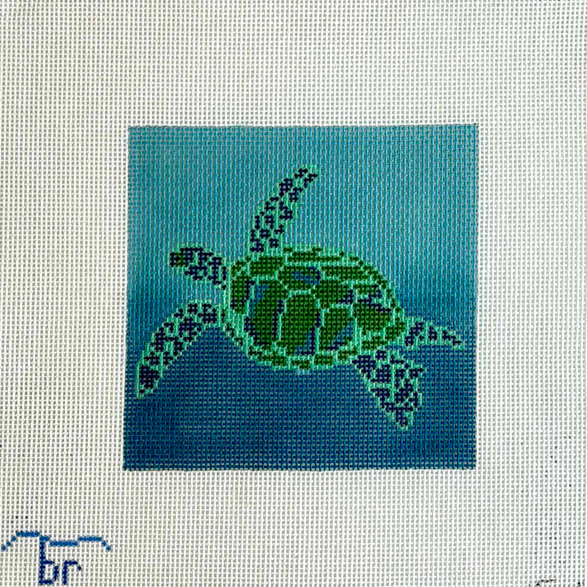 Sea Turtle 5" square