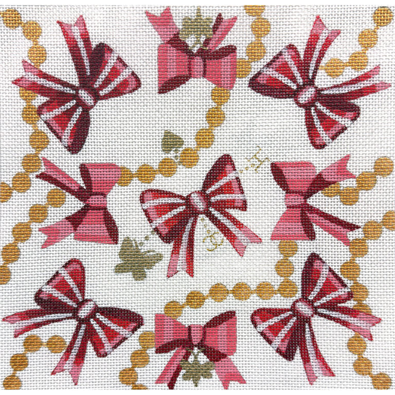 Red Bows with Pearls Alice Peterson