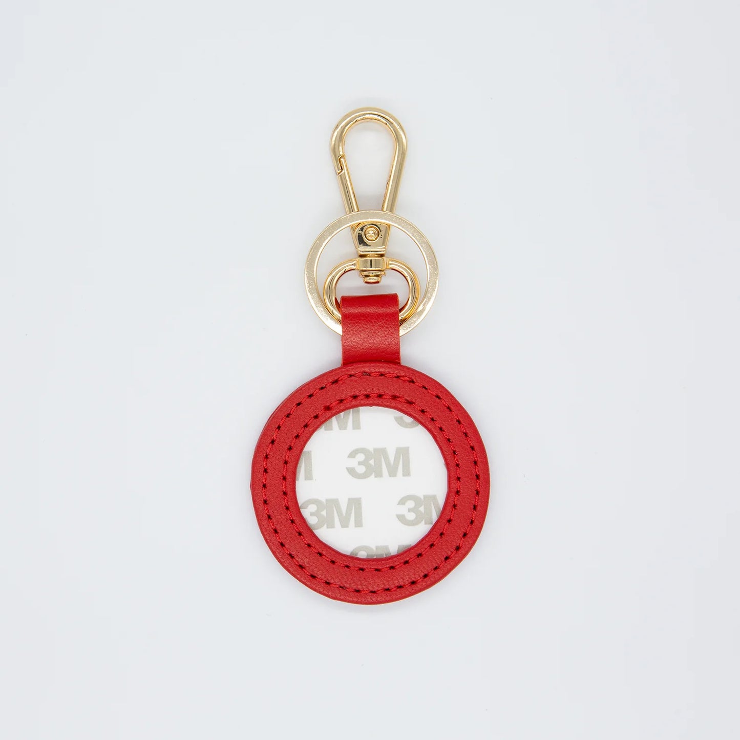 Red Leather FOB Round Tilli Tomas