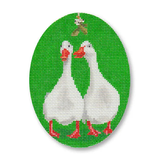 Mistletoe Geese Ornament Scott Church
