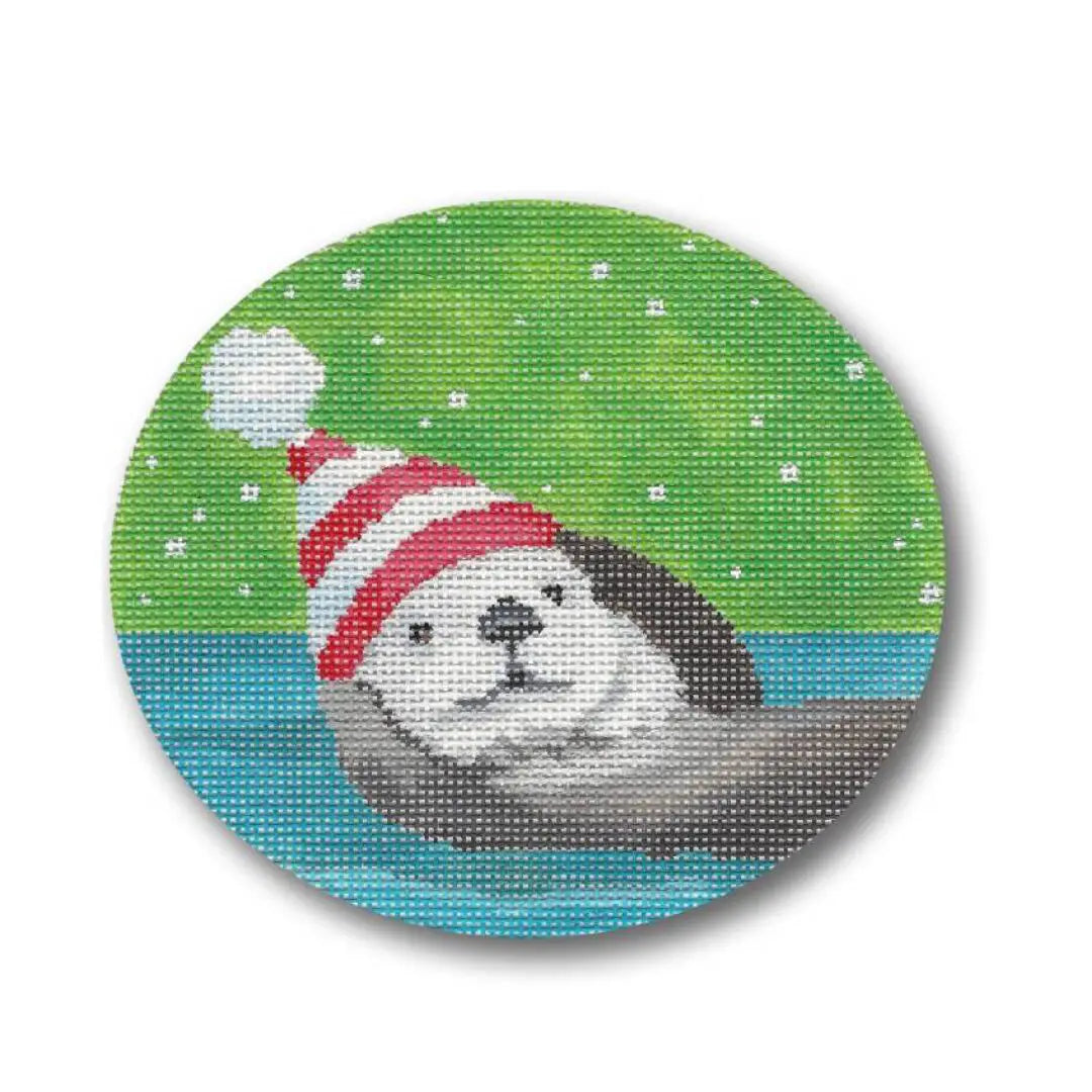 Otters Christmas Ornament Scott Church