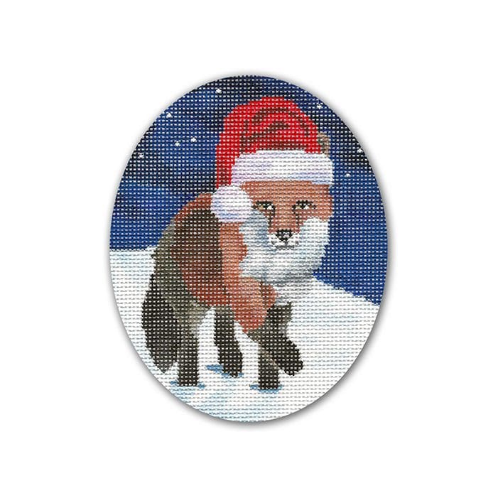 Fox with Santa Hat Scott Church