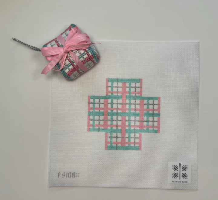 Pink Plaid 3-D Package Patricia Sone