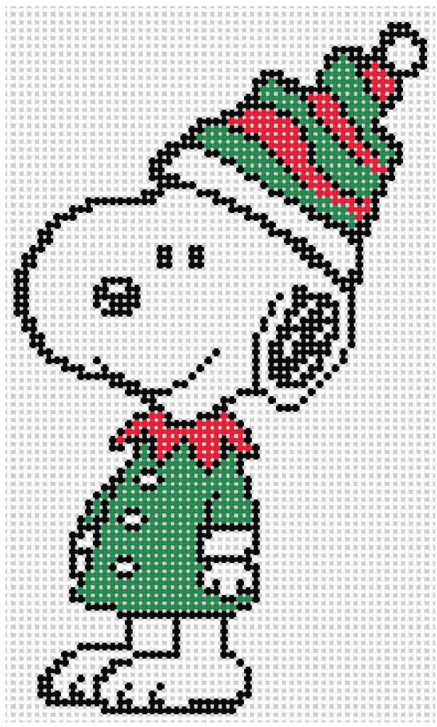 Peanuts Christmas Snoopy in Elf Costume