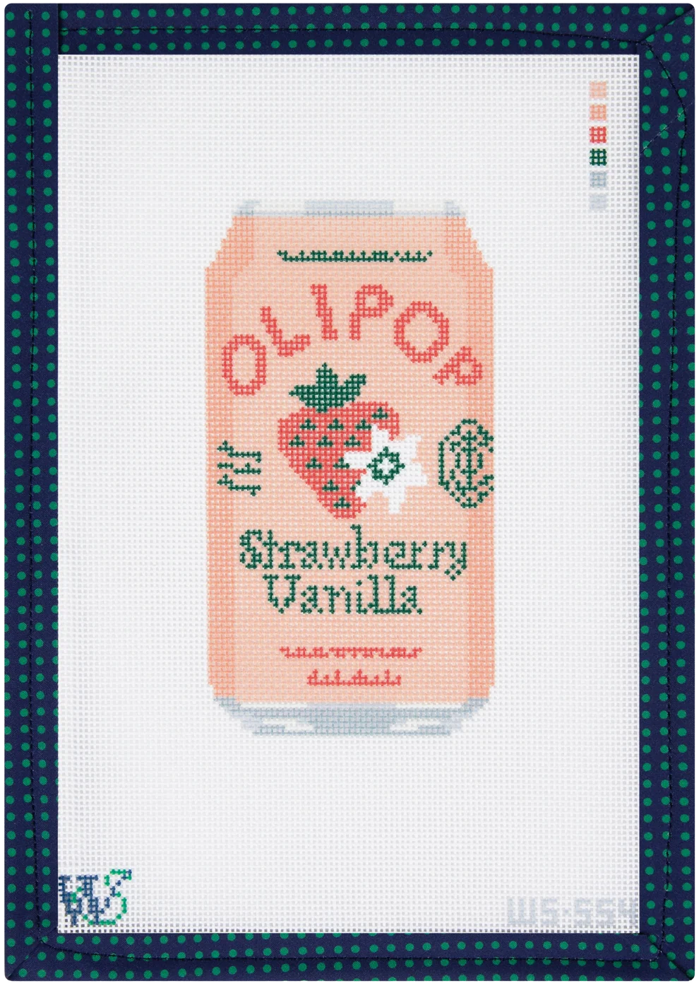 Olipop Strawberry Vanilla Wipstitch