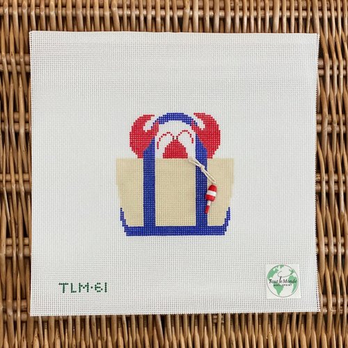 Lobster Tote Regatta Blue TLM61