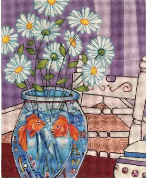Daisies Purple Palm Designs