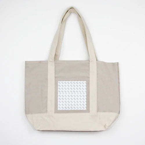 Canvas Tote Bag Taupe Tilli Tomas