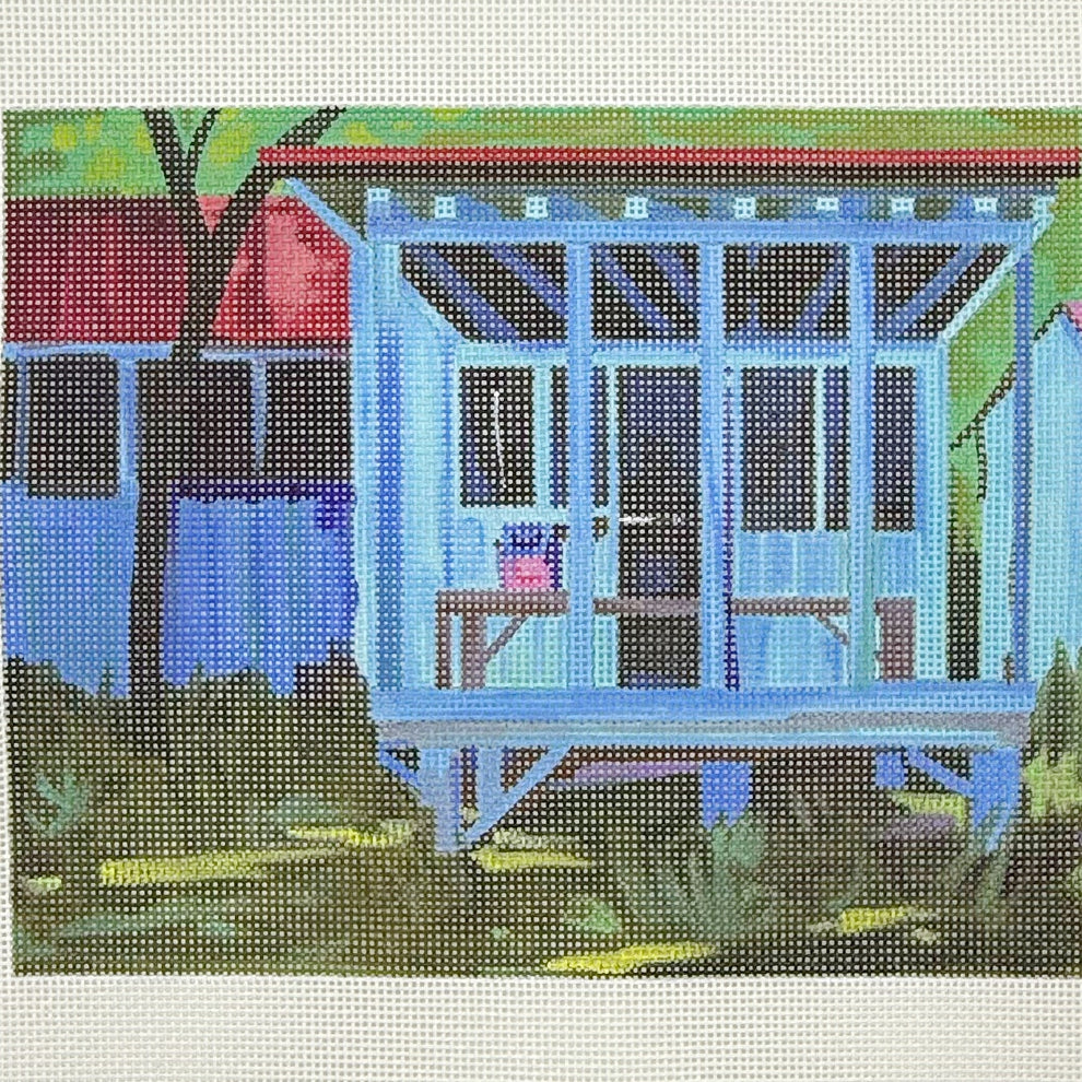 Teal Cabin Laura Loe